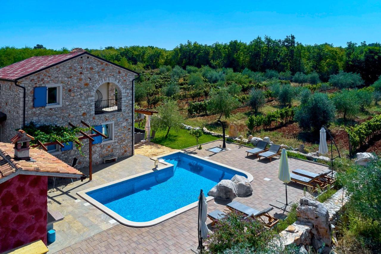 Villa Relax House Surrounded By Olives And Vineyard Stifanići